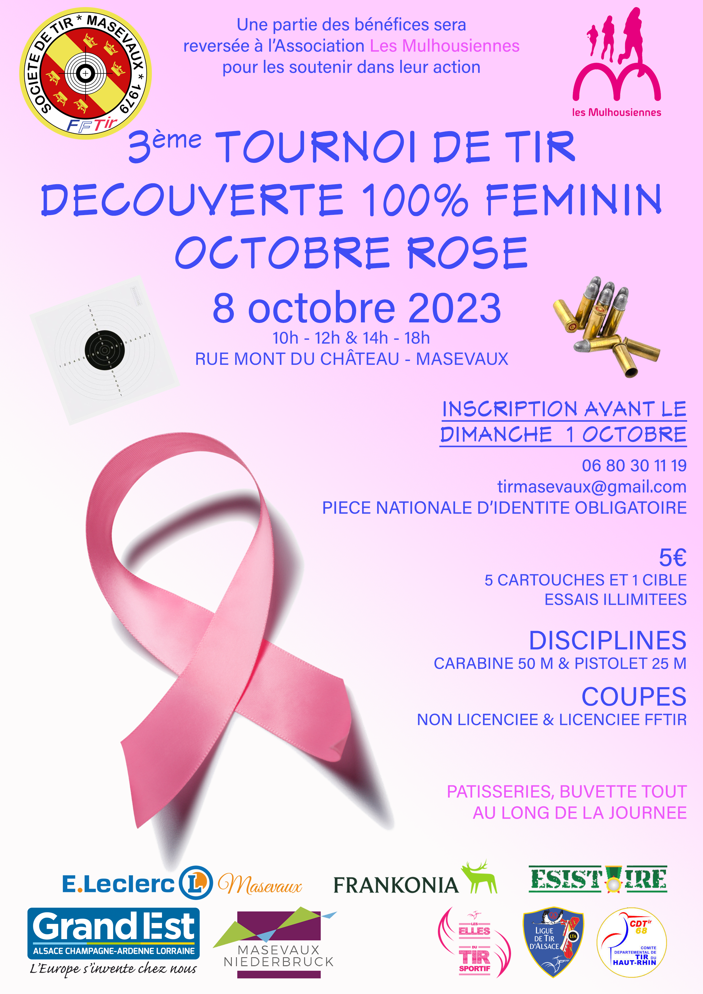3ème tournoi de tir découverte 100% féminin 2023