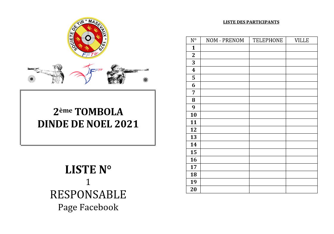 2ème Tombola de Noël 2021