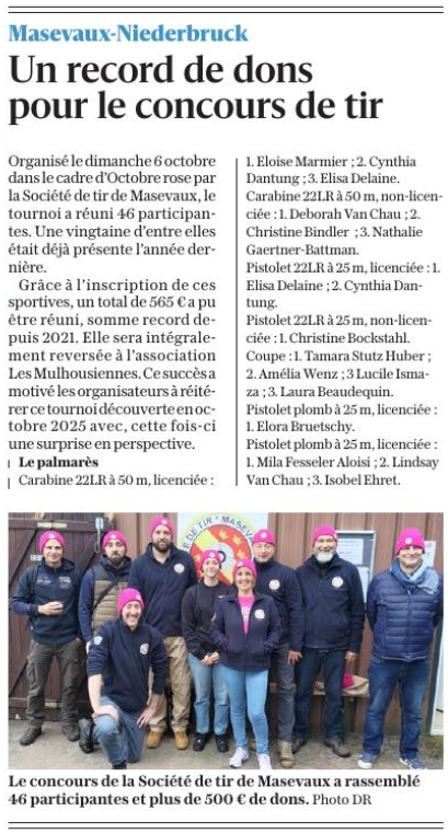 Le journal l’Alsace parle de nous
